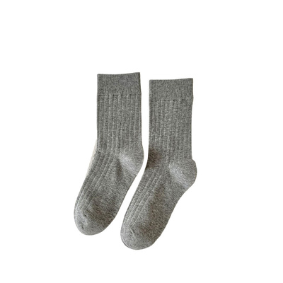 MiuMiu风少女短袜全棉抗起球袜子