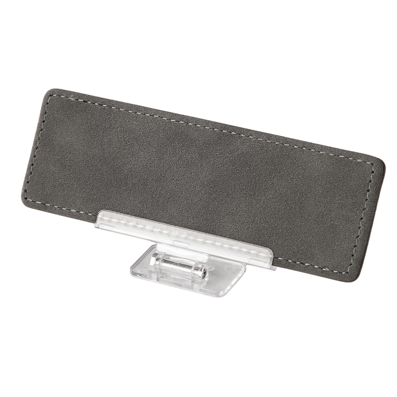 翻毛皮创意挪车电话牌车载汽车载临时停车手机号码牌高级感车内饰