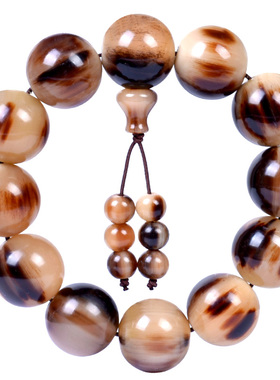 正宗天然西藏牦牛角手串佛珠念珠