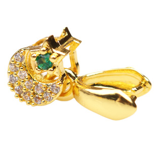 藏银吊坠扣头翡翠水晶项链卡扣玉坠夹扣镶嵌吊坠扣男女款diy配件