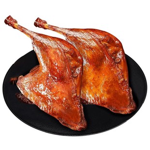 盐焗大鸭腿开袋即食熟肉类鸡腿卤味夜宵充饥整箱批发零食休闲小吃
