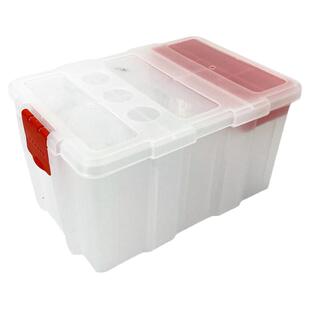 迷你五金工具箱分隔螺丝分类整理盒电子元件零件盒塑料多格收纳盒