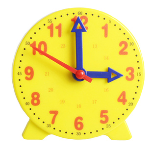 小学生钟表模具幼儿园儿童学习时钟三针两针联动钟表模型数学学具