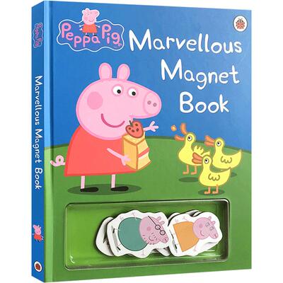 英文原版 Peppa Pig: Marvellous Magnet Book 粉红猪小妹 不可思议玩具书 磁铁书幼儿启蒙动画小猪佩奇玩具书0-3-6岁儿童童书