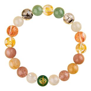 【暮云间】高端私人订制天然水晶手链多宝手串黄紫水晶男女款貔貅