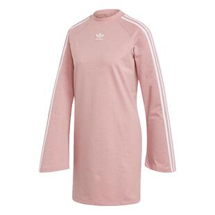 Adidas/阿迪达斯官方正品三叶草女子圆领时尚长袖连衣裙 ED4783