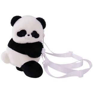 小羊古力熊猫趴趴包斜挎可爱玩偶檀健次同款双肩背包包女生日礼物