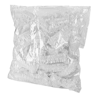 【100只】一次性保鲜膜套罩食品级保鲜袋带松紧家用剩饭剩菜套罩