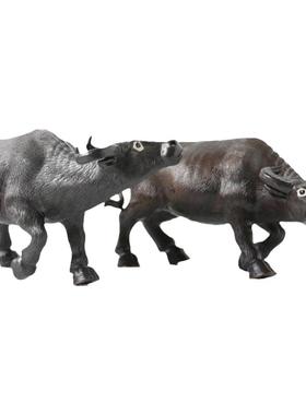 0黑牛陶醉石湾公仔精品人气摆件