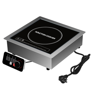 爱日子360MM方形嵌入式商用大功率电磁炉半桥3500W电磁设备5000W