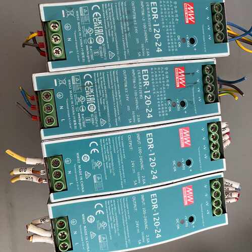 议价-明纬MEAN WELL EDR-120-24导轨式开关电源，可维修
