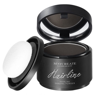 发际线粉阴影修饰填充女刘海高额头增密稀疏秃遮盖白补黑色笔散粉