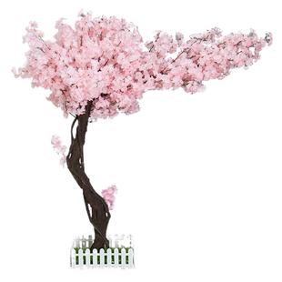 樱花室外仿真树仿真花摆件客厅落地婚庆装饰许愿树假树装饰花婚礼