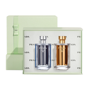 【情人节礼物】PRADA普拉达午夜绅士晚香淑女情侣香水礼盒 礼物