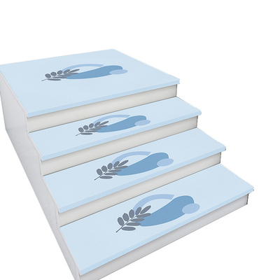 莫兰迪楼梯踏步垫免洗可擦家用