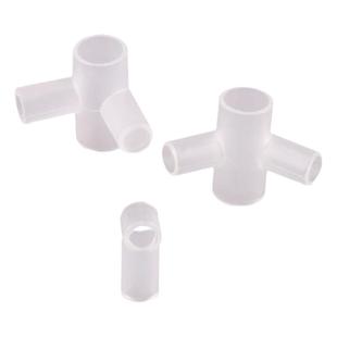 模型材料手工diy圆木棒木棍雪糕棒拼装接头二通三通圆管立体构成