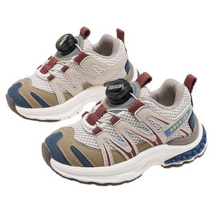 ABCkids童鞋2025秋季新款儿童时尚休闲运动鞋男童网面软底跑步鞋