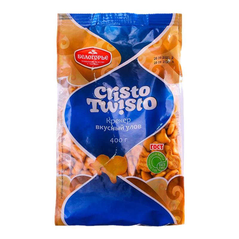 俄罗斯进口苏打饼干小鱼咸味发酵卡通宝宝零食怀旧儿童乐400g原装