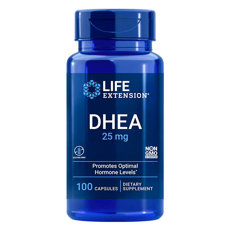 LIFE沿寿DHEA25mg女性备孕卵巢保养调理卵子质量卵泡发育美国正品