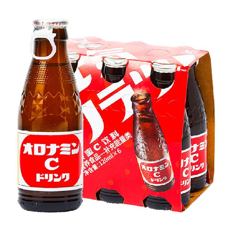 奥乐蜜C维生素饮料补充维C碳酸能量饮品假面骑士同款120ml*6瓶
