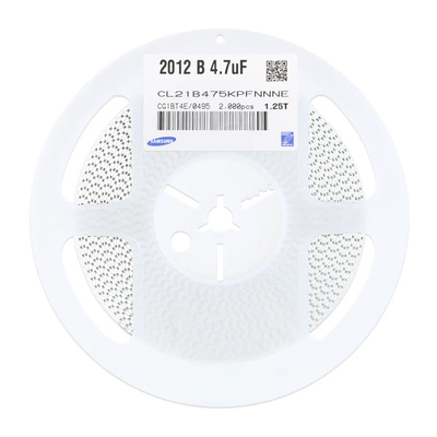 原装 0805贴片电容 4.7uF (475K)±10% 10V CL21B475KPFNNNE 50只