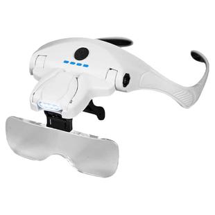 拜斯特纹绣师放大镜带led灯usb充电野生眉对线高清美容院美睫专用