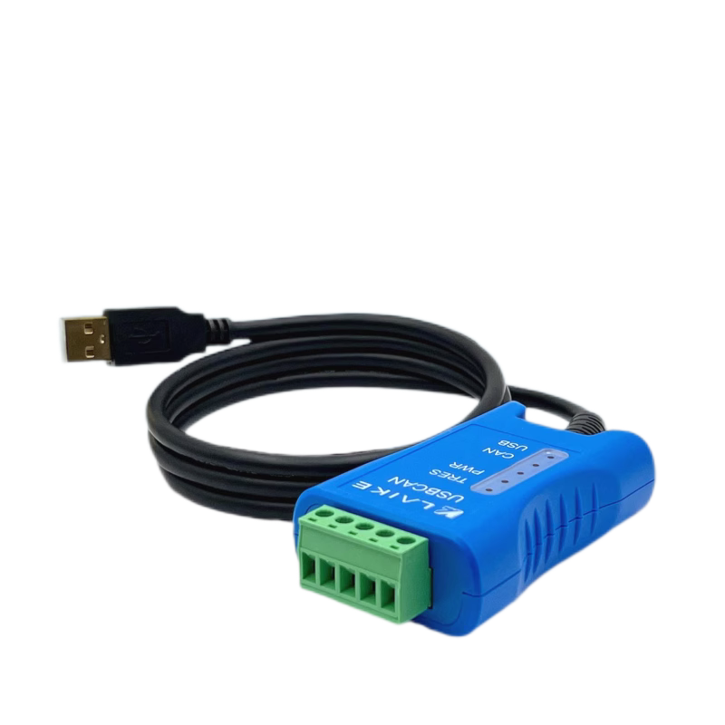 来可双路接线端子USB CAN总线分析仪USB转CAN卡支持CANopen J1939