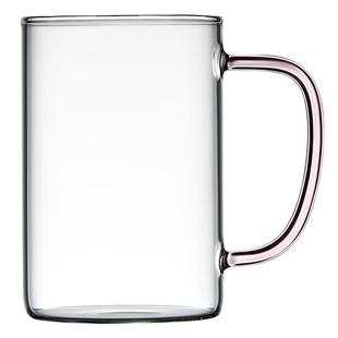 玻璃杯带把手带盖水杯大容量杯子茶杯男士女泡茶喝水牛奶啤酒饮水