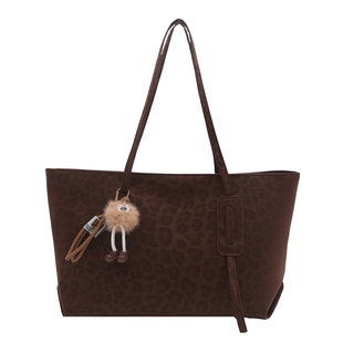 时尚美拉德上班通勤包女式2025新款复古秋冬百搭大容量单肩托特包