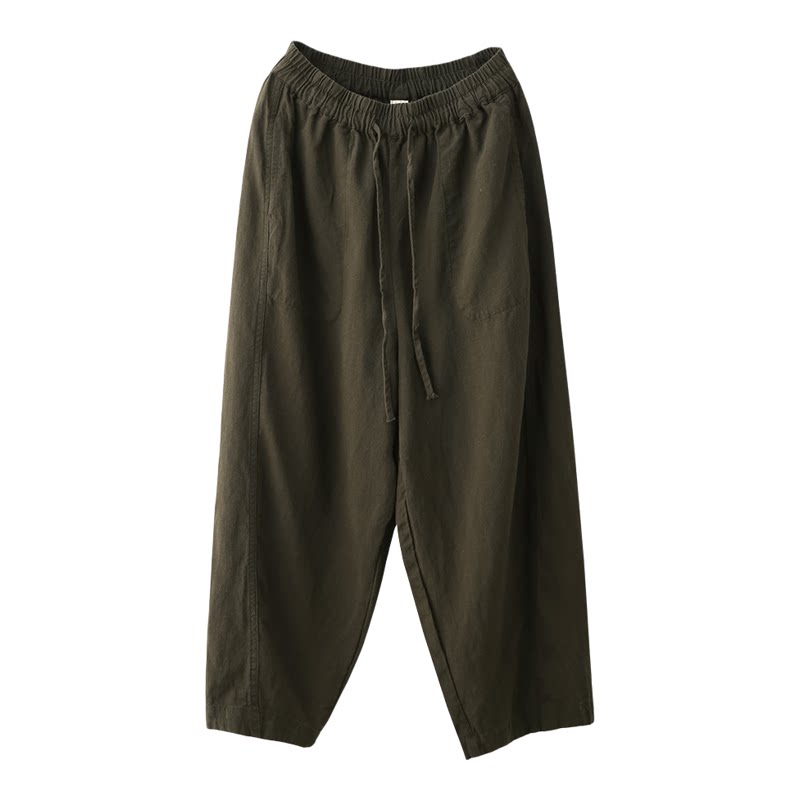 【跑量王一裤穿三季 金马神裤】100%法国亚麻 女神节补贴价！！冲