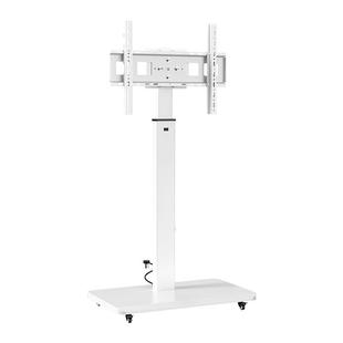 电视机可移动支架子落地式带轮旋转推车显示器一体机通用直播挂架