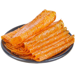 爷们小二老式大辣片网红辣条儿时90回忆怀旧片状麻辣零食湖南特产