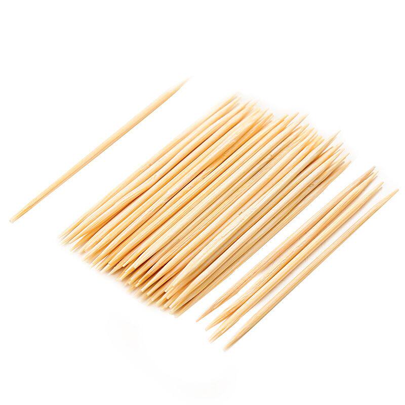 天然竹子一次性双头牙签便携装