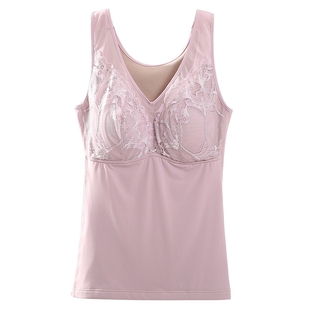 新款大码防寒保暖薄款女士内衣胖mm长款打底背心大罩杯聚拢塑身衣