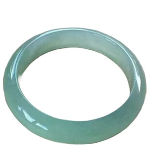 正品冰种翠色玉手镯女款带证书手镯玉镯子玉石手饰真玉旺夫浅阳绿