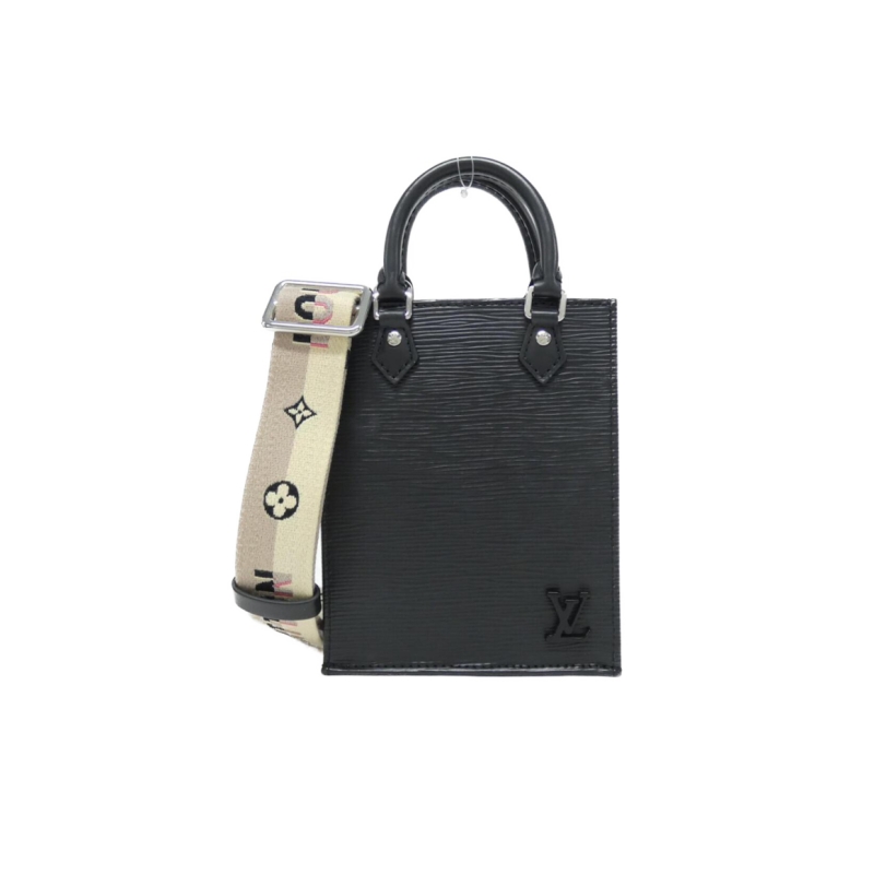 中古LV路易威登女包A级95新 petite sac pla琴谱包手提包BRANDOFF