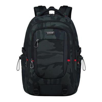 爱迪生书包初中生大容量减负护脊