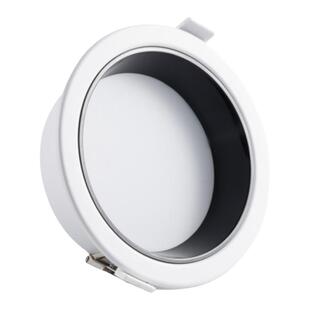 筒灯嵌入式75mmled防眩吊顶照明开孔9公分家用客餐厅过道预埋孔灯