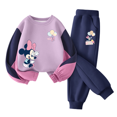 迪士尼女童运动套装秋季2025新款