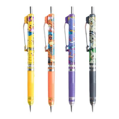 晨光宝可梦联名皮卡丘0.5自动铅笔360°不易断芯小学生专用低重心0.7自动笔高颜值女绘画三年级2b活动铅笔