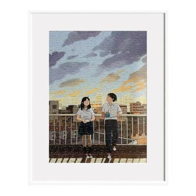 拼图框铝合金简约窄边可留白定制