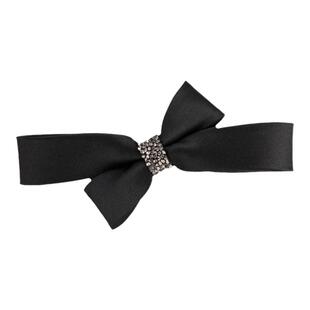 后脑勺发夹女2026新款高端蝴蝶结发饰发量少夹子头饰一字夹弹簧夹