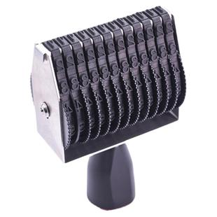 订做定制皮带印章字母英文数字编号码符号组合转轮滚动可调回墨印