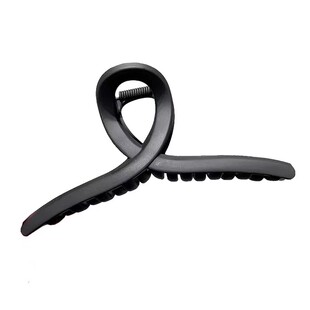 超大号13cm发多鲨鱼夹奶咖色抓夹磨砂气质发抓后脑勺发夹子盘发卡