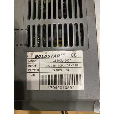 议价GOLDSTAR高士达GS200L00373.7kw维修
