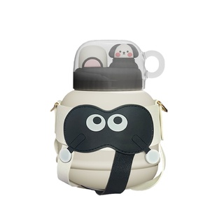 保温杯女生高颜值可爱316双饮水杯学生上学专用大肚杯子带盖水壶