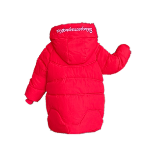 女童棉服胖新羽绒棉衣洋气中长款棉袄中大童加厚冬装外套宽松韩版