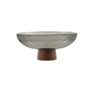 井橙高级感摆放北欧风玻璃水果盘