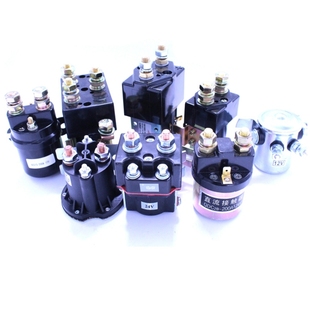 半电动堆高叉车配件液压动力单元直流电机油泵站12/24V接触继电器