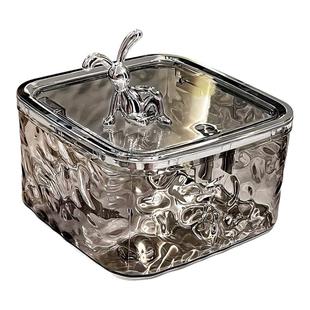 高颜值轻奢卧室茶几家用桌上迷你可爱车载收纳按压式桌面小垃圾桶